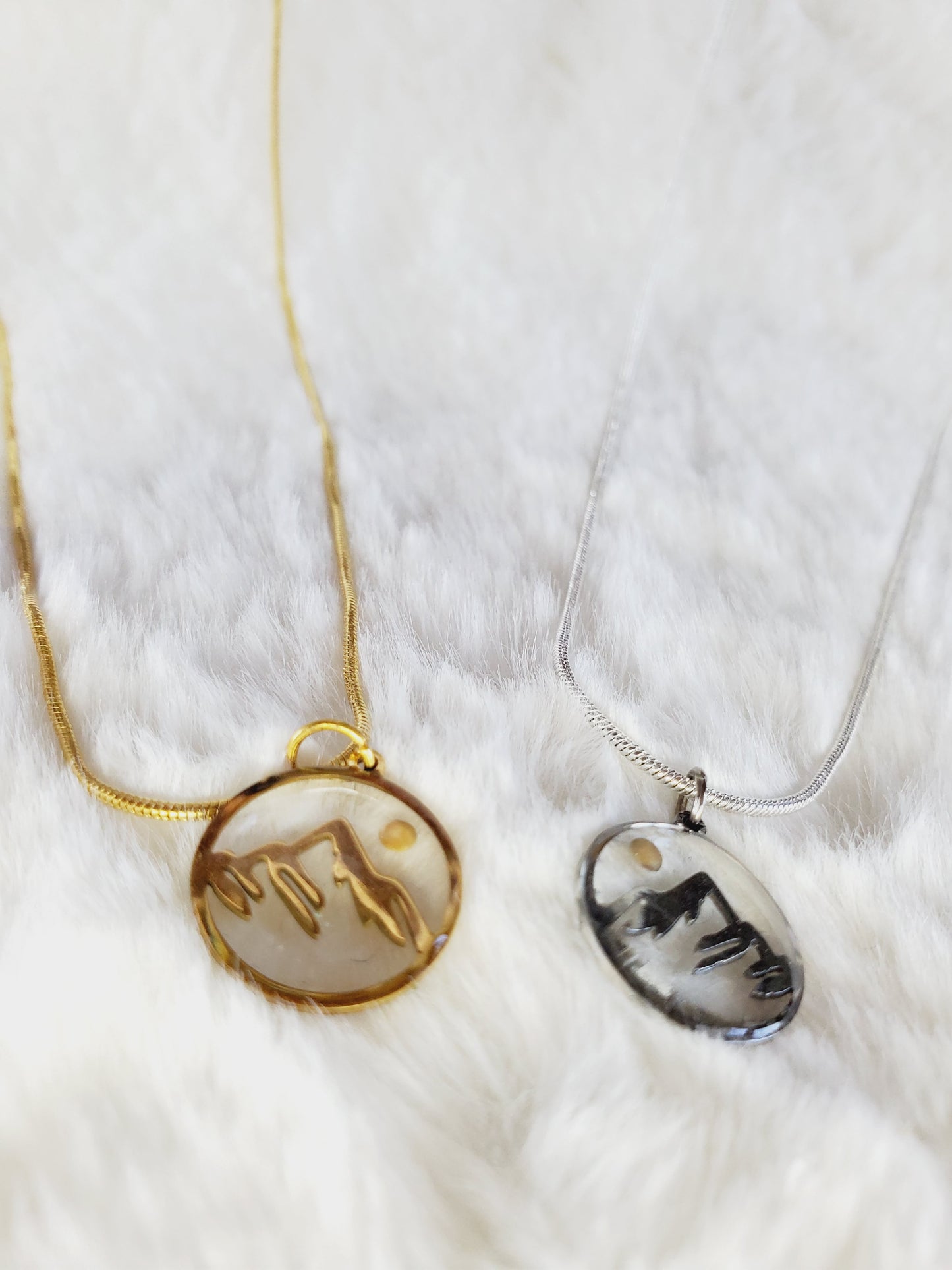 Mustard Seed Mountain Necklace