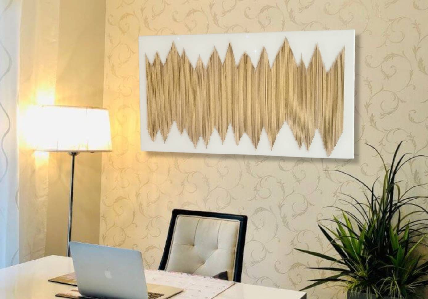 Gold 3D Wall Decor