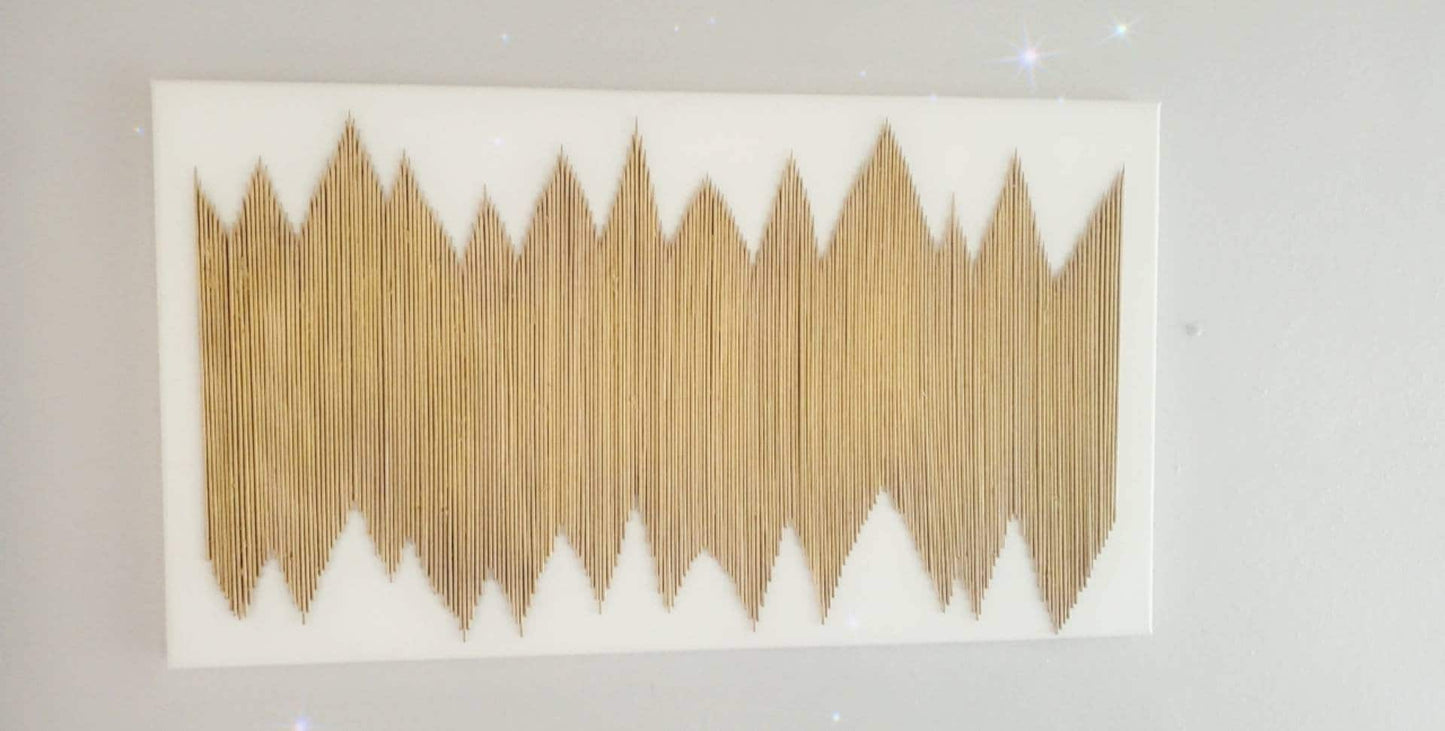 Gold 3D Wall Decor