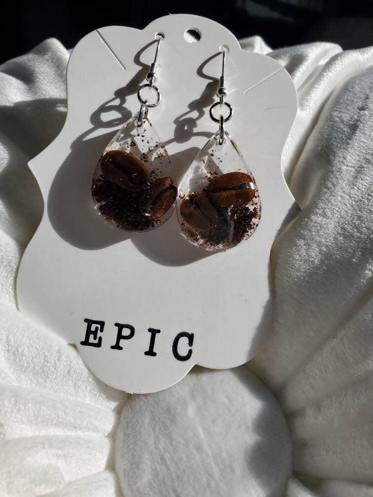 Coffee Earrings