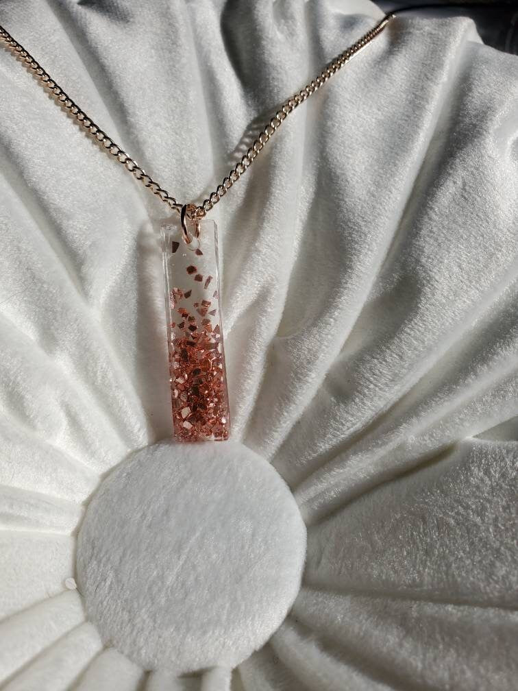 Pink/Rose Gold Necklace