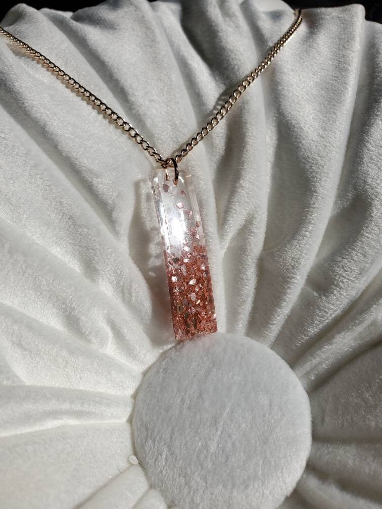 Pink/Rose Gold Necklace