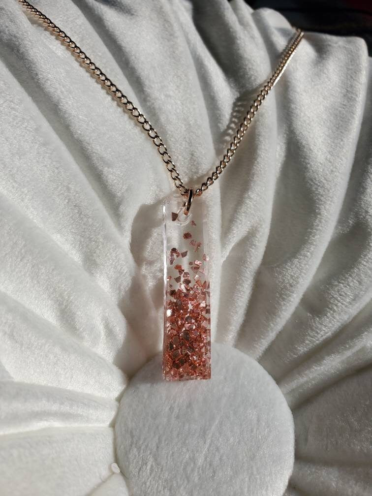 Pink/Rose Gold Necklace