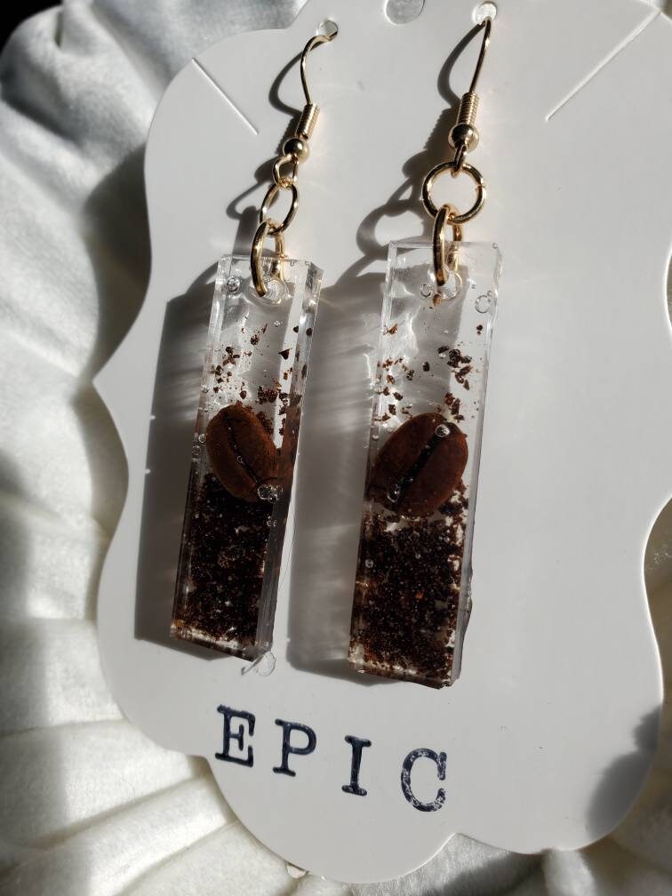 Coffee Earrings