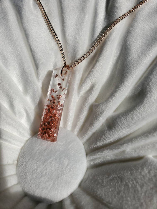 Pink/Rose Gold Necklace