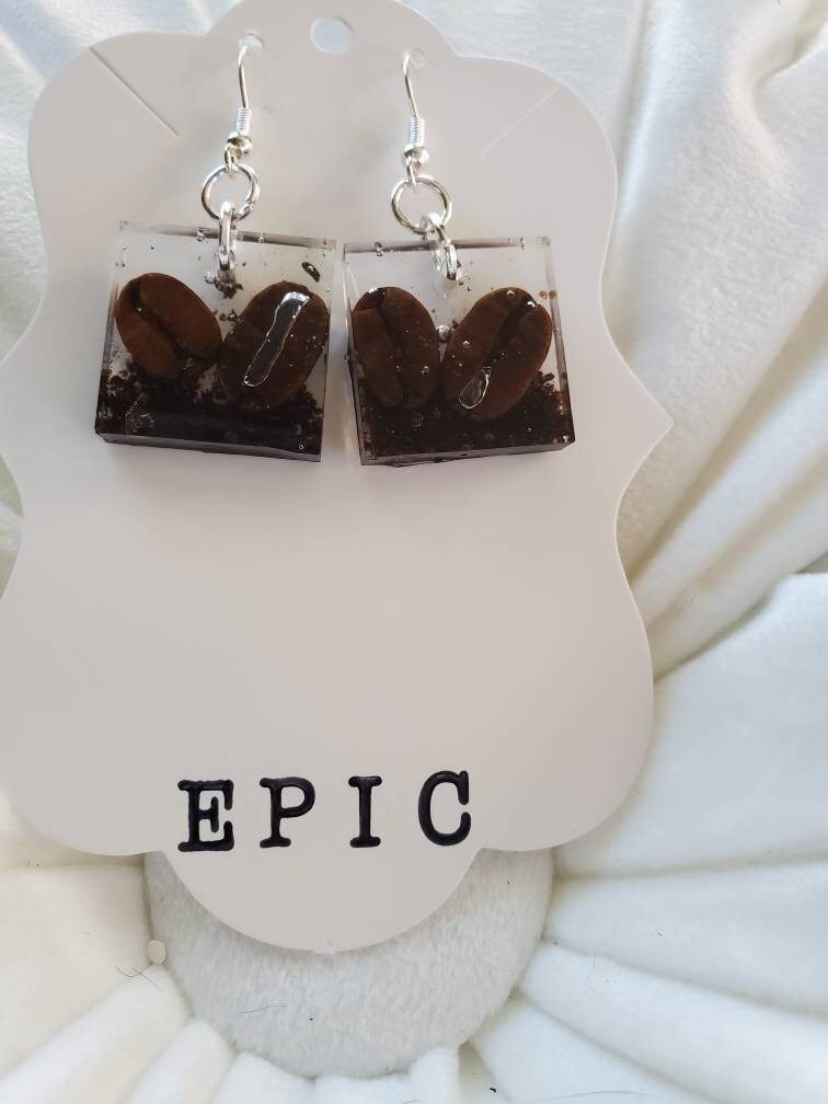 Coffee Earrings